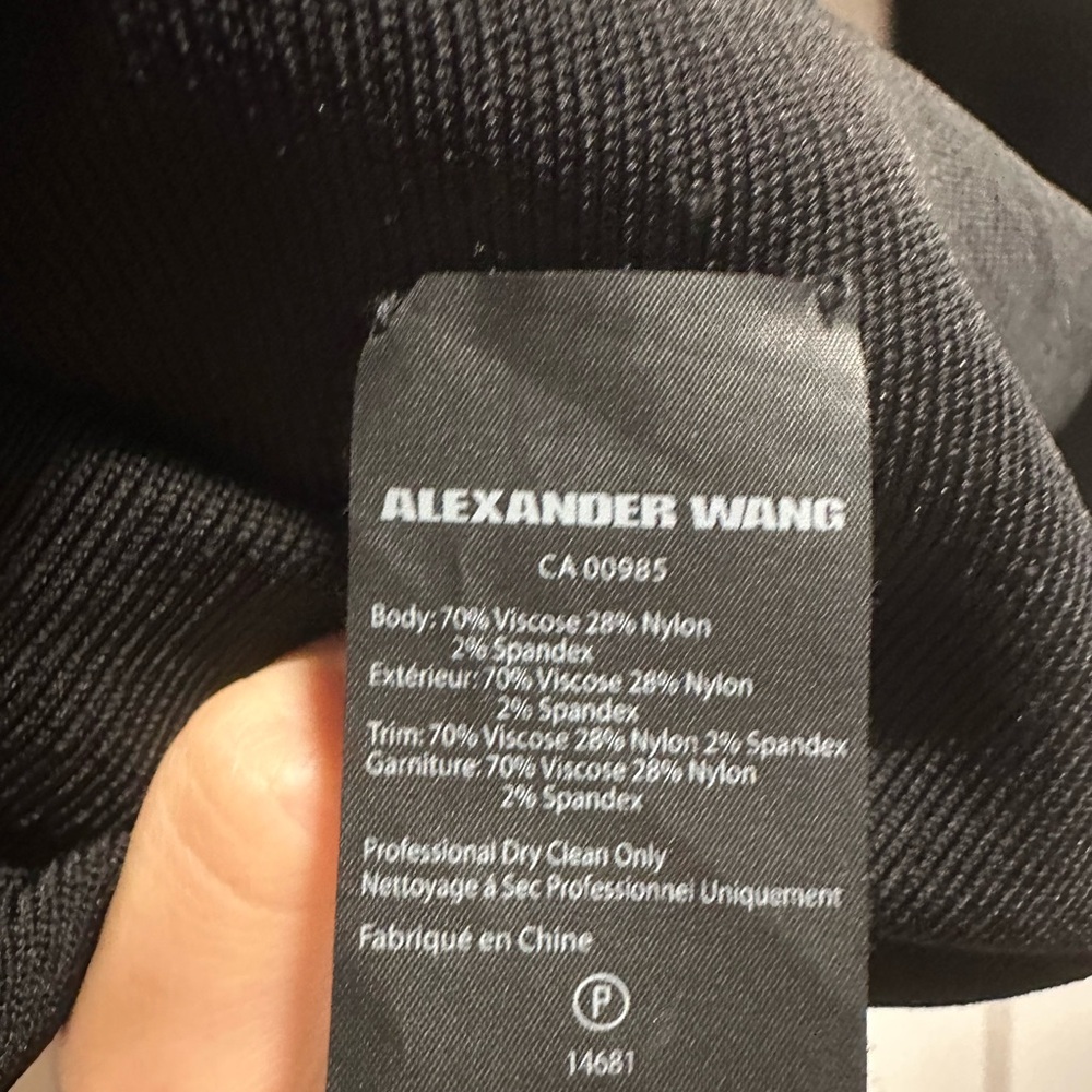 NWT Alexander Wang Tight waist open back top - Picture 4 of 4
